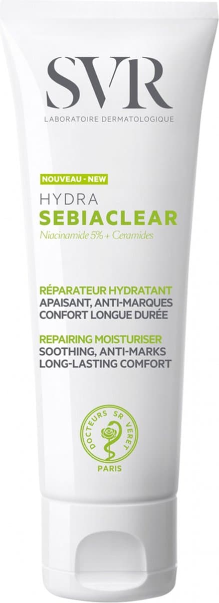 SVR Sebiaclear – Creme Hydra – Hydraterende Gezichtscrème – Kalmerend – Niet-Comedogeen – 40 ml