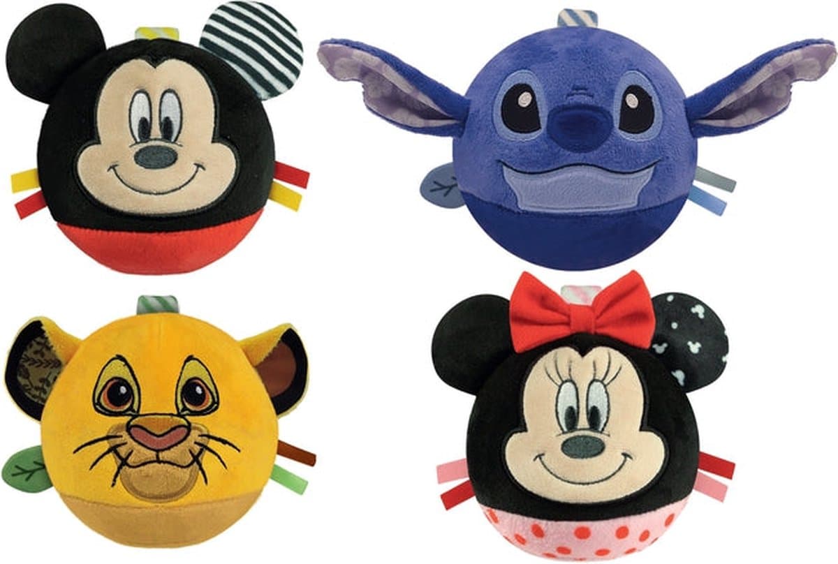 Clementoni Disney Baby Squish And Roll Zacht Speelgoed - Multicolor, 1 stuk