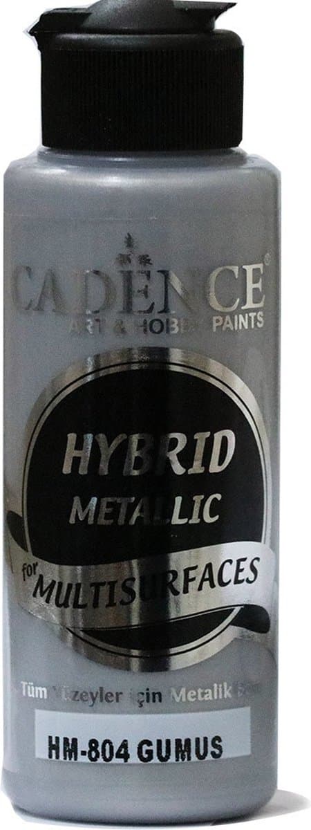 Cadence Hybrid Metallic Acrylverf 120 ml Zilver