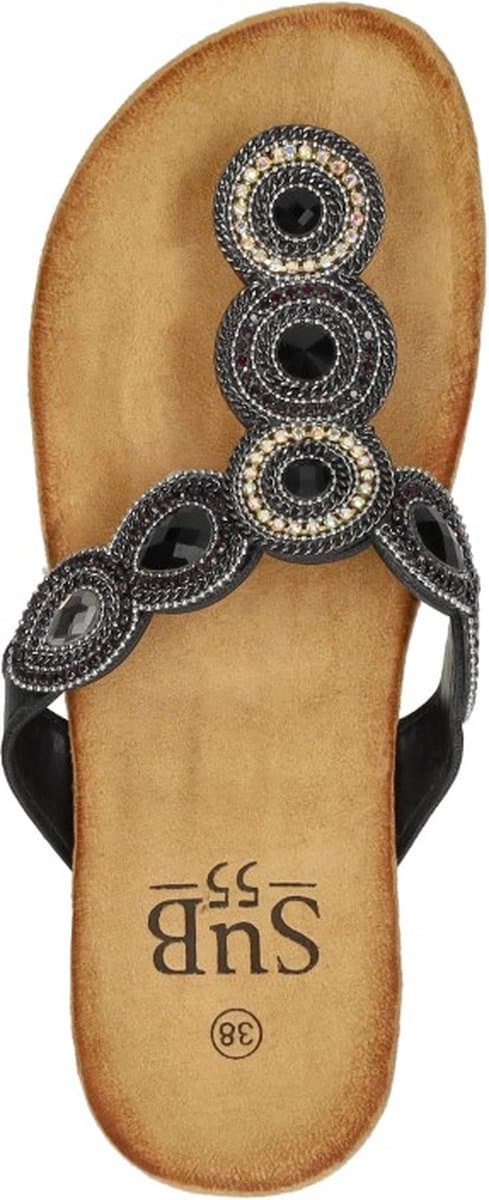 SUB55 Teenslippers Teenslippers - Zwart - Maat 42
