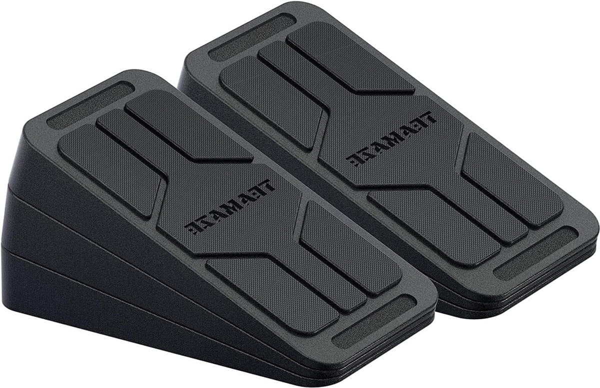 JK24 - Slant Board - Squat Wedge - Squat block - Incline Board - Squat Wig - Antislip - 6 verstelbare hoeken - Zwart
