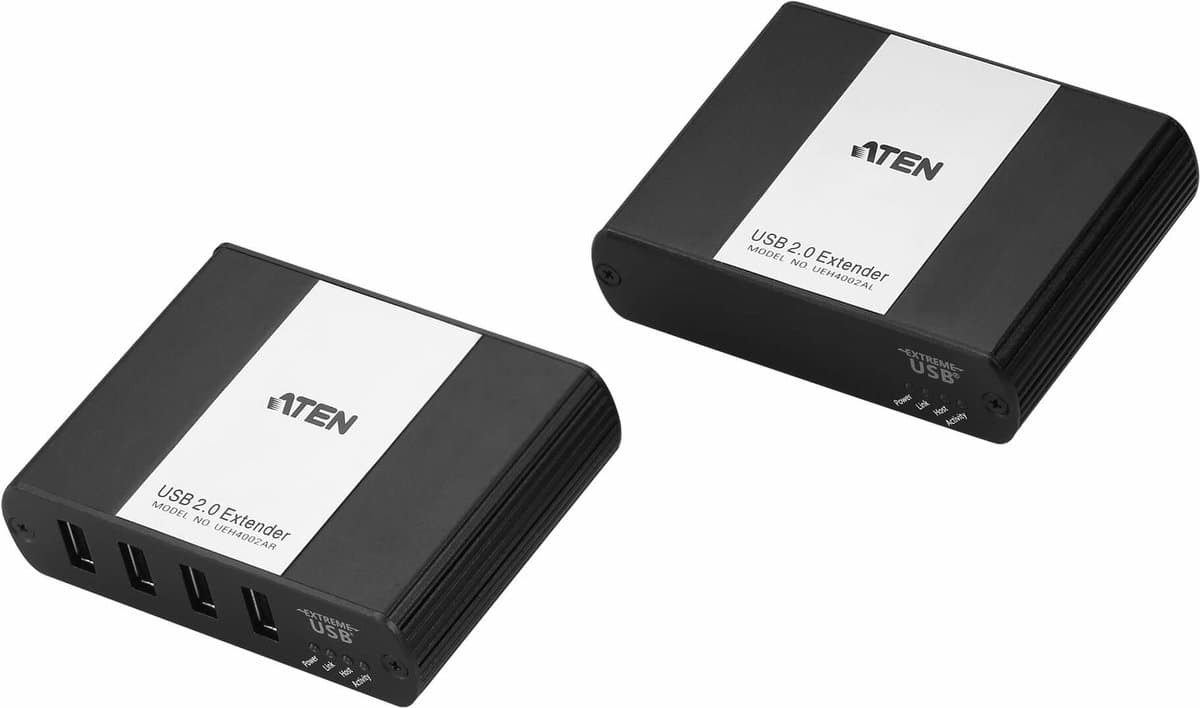 ATEN 4-Port USB 2.0 Cat 5 Extender (Up to 100m)