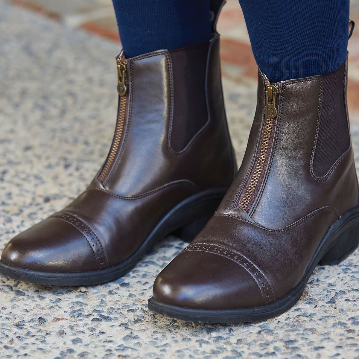 Dublin Jodhpurs Dublin Altitude Kids - Paardrijlaarzen - Kunstleer - Bruin - Maat 26
