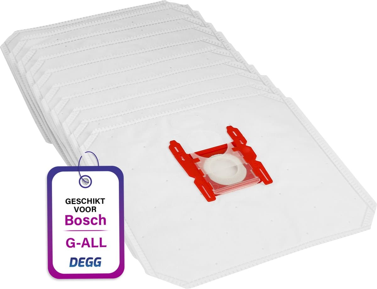 DEGG® Stofzuigerzakken - Geschikt voor Bosch / Siemens G-ALL - Premium kwaliteit - G ALL (PRO) - Voordeelverpakking - 10 STUK(S)