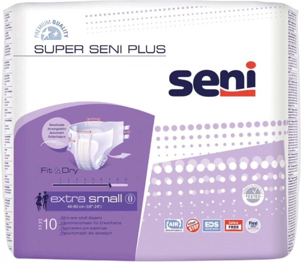 Seni Super Plus XS - 12 pakken van 10 stuks