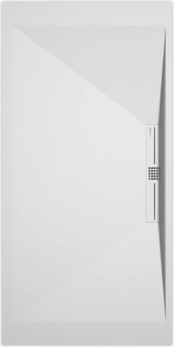 Sanifun douchebak Stone Side White Smooth 1300 x 700 S