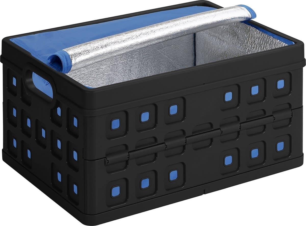 Sunware Square Vouwkrat 32L - Met koeltas - Zwart