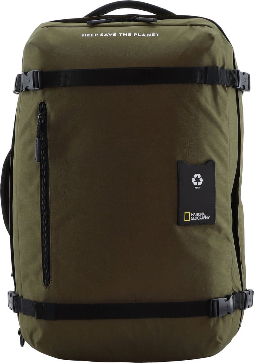 National Geographic Laptoprugzak / Reistas / Schoudertas - 15 inch - Ocean - N20908 - Khaki - Khaki