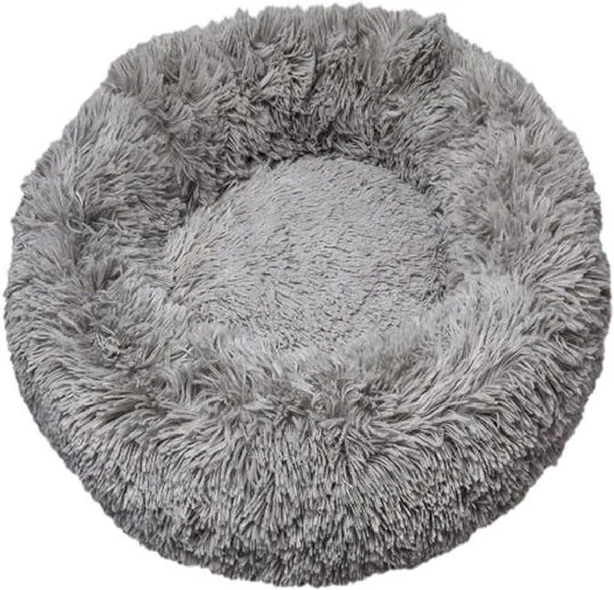 Grizo Softy Donut - Hondemand - Kattenmand - Kleur: Grijs - Maat XL: 100 cm