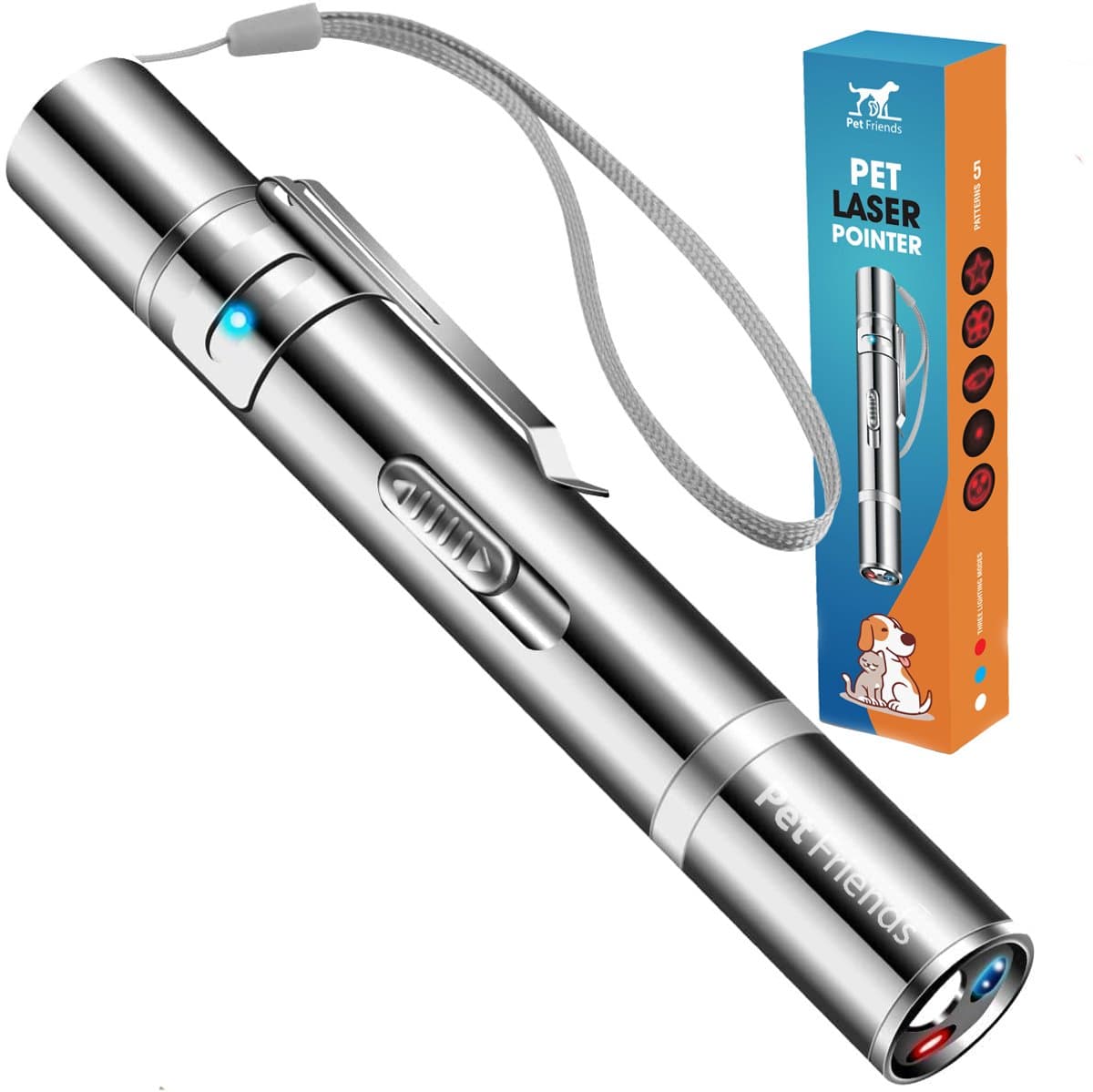 PetFriends USB Laserpen voor Katten – Oplaadbaar – Laser Kattenspeelgoed