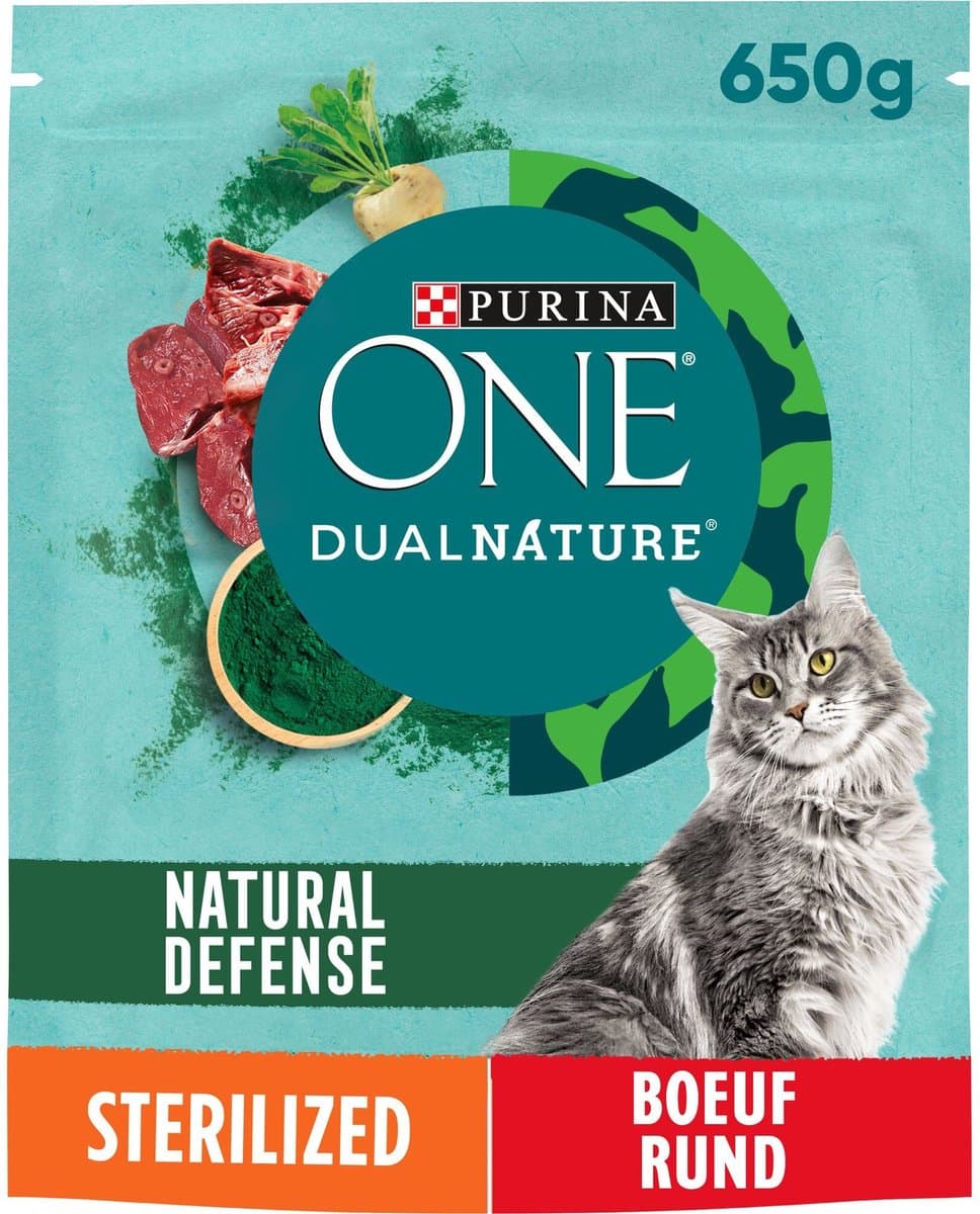 ONE DUAL NATURE 8x 650G STERILISED RUND