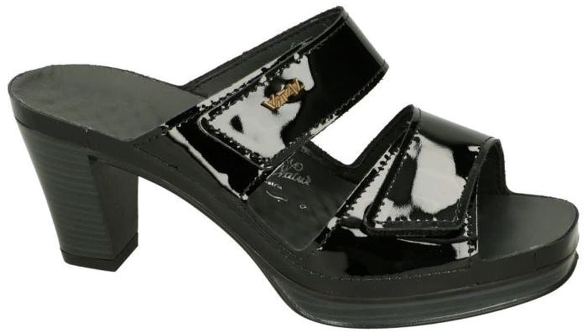 Vital -Dames - zwart - slippers & muiltjes - maat 41