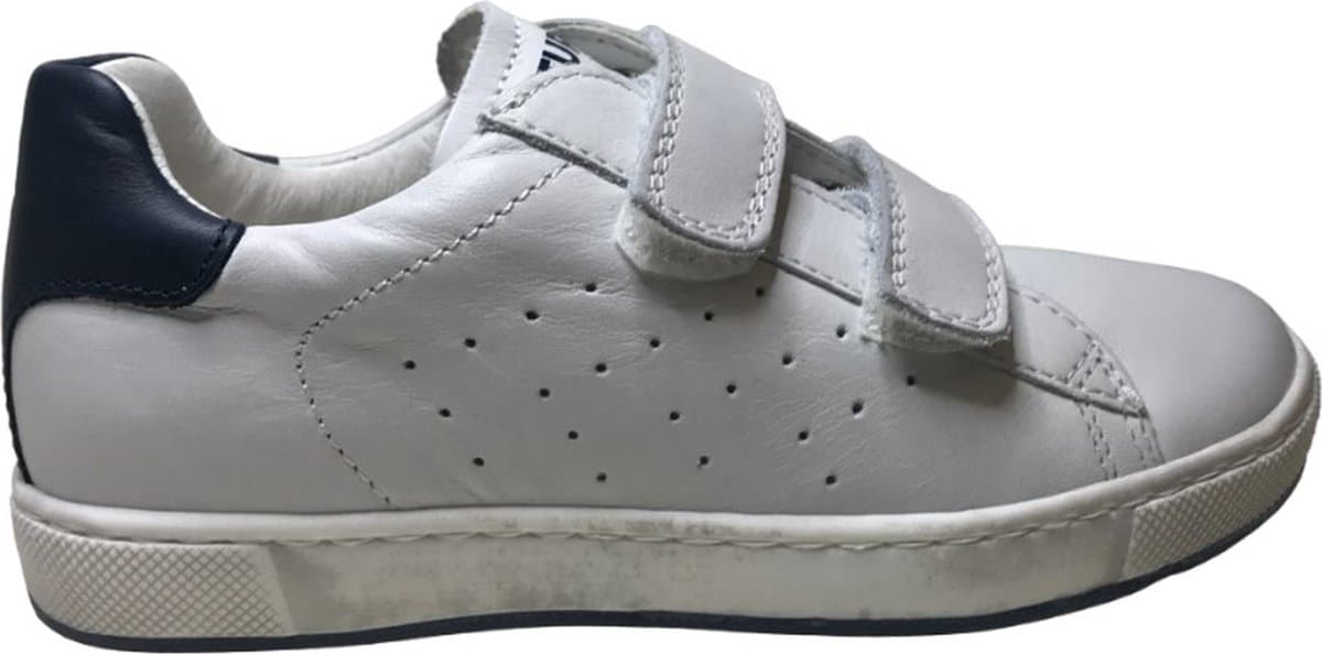 Naturino - Hasselt- Mt 26 - velcro's lederen sneakers - gebroken wit navy