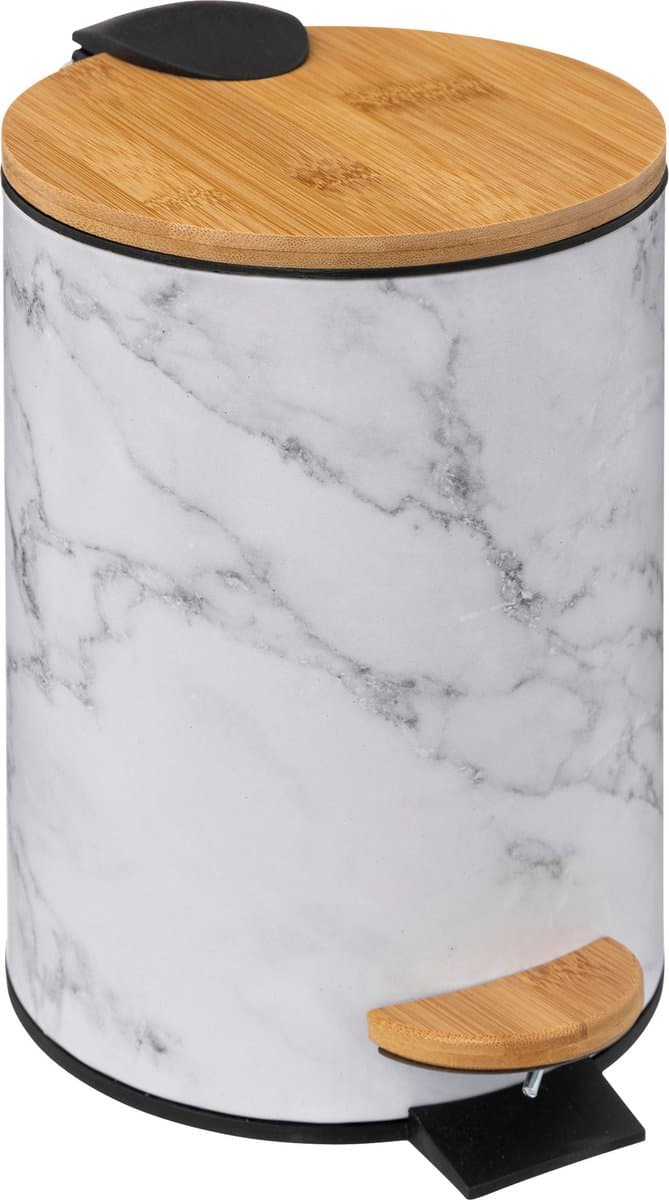 5five L??a Soft-Close Pedal Bin - Wit, 3 stuks