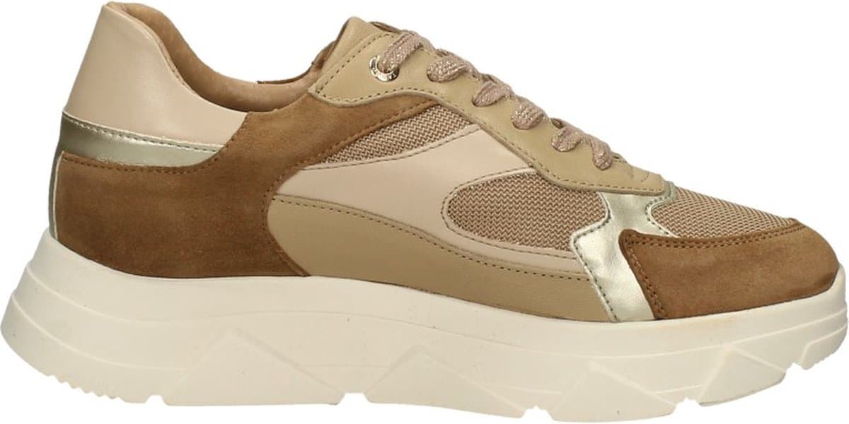 Tango Katy Fat 23-Q Veterschoenen Laag - Beige - Maat 36