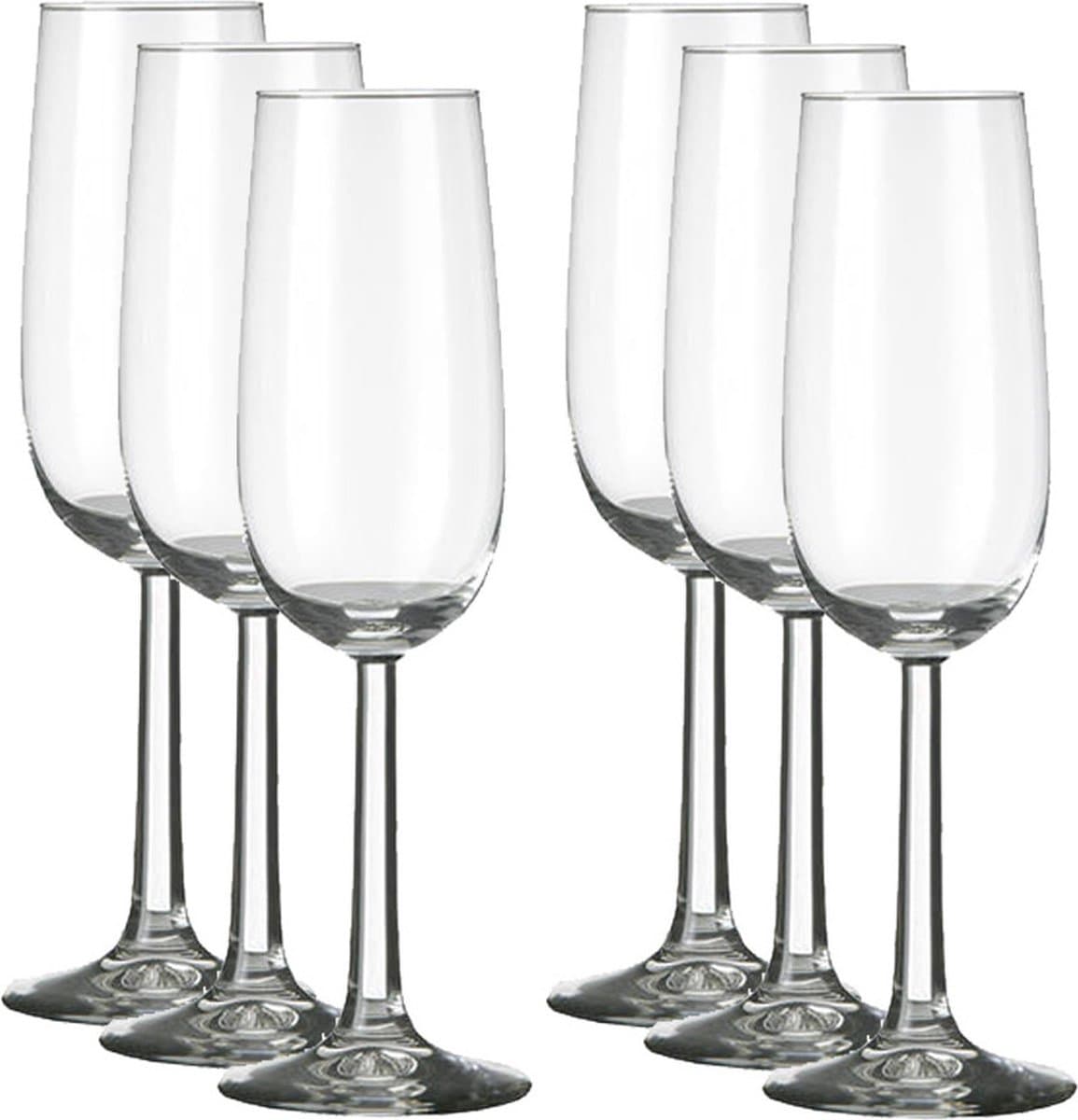 Royal Leerdam Champagneglazen/flutes Bouquet - 30x stuks - 170 ml - transparant - Cava glazen - Bruiloft