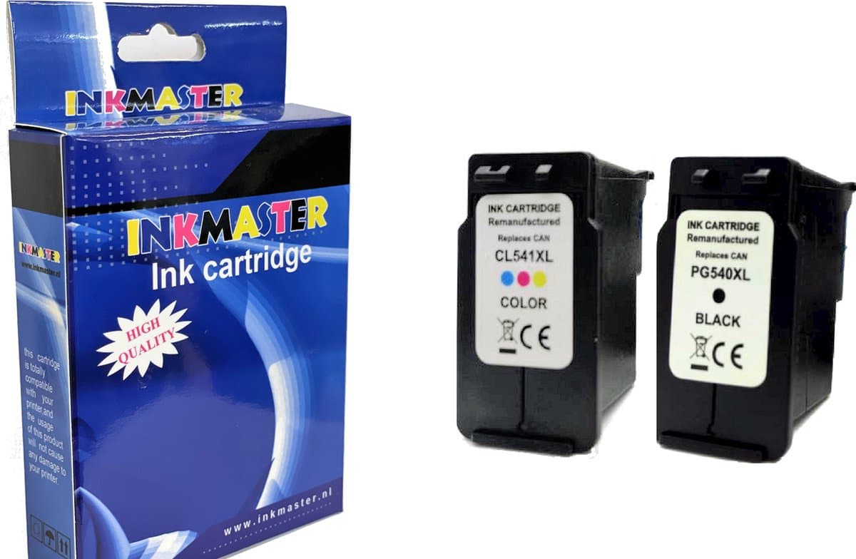 Canon PG-540 XL / CL-541 XL - Inktcartridge multipack / Zwart & Kleur (huismerk)