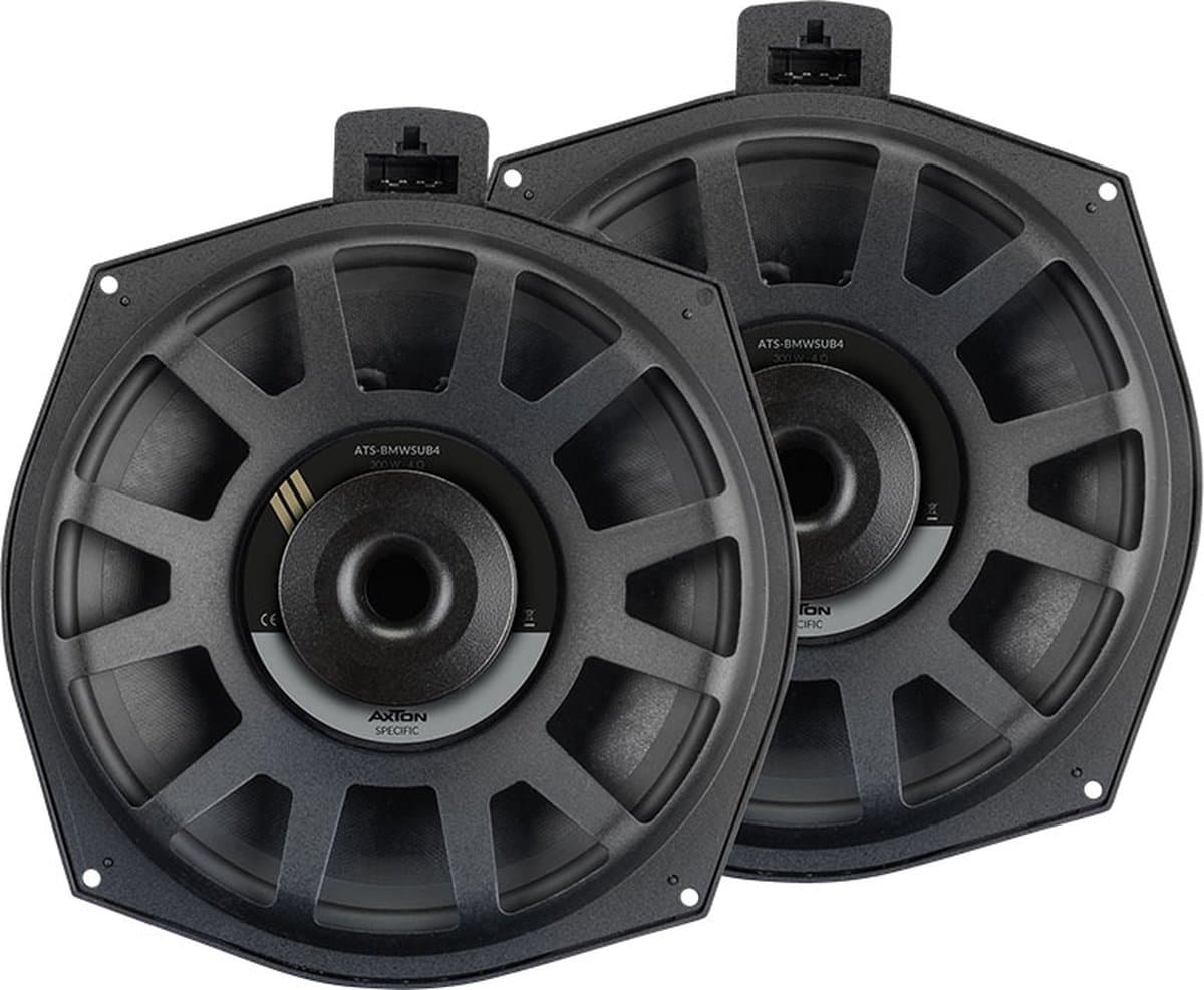 Axton ATS-BSUB4 - Autosubwoofer - Pasklare subwoofers BMW - 20cm - 150 Watt - Custom Fit - 2 stuks - 4 Ohm