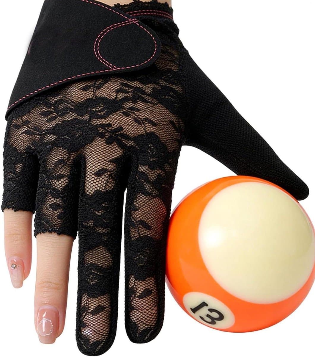Biljarthandschoen - Poolhandschoen - Precisie Spelen - Antislip Siliconen - Universeel - Roze