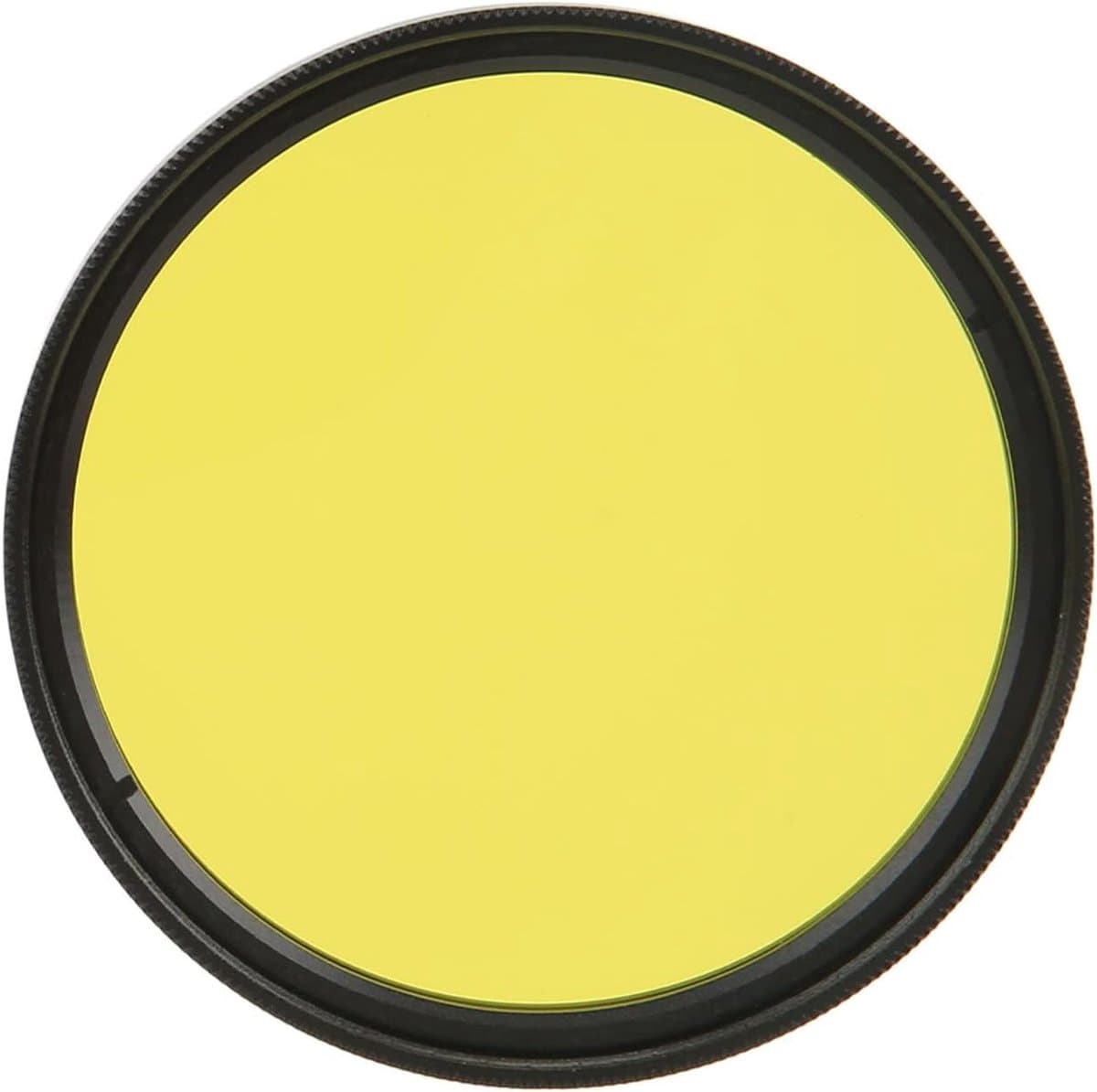 Slim 52mm Optisch Glas Lensfilter voor Digitale Camera's - Ideaal voor Video, Vloggen en Portretfotografie (Geel)