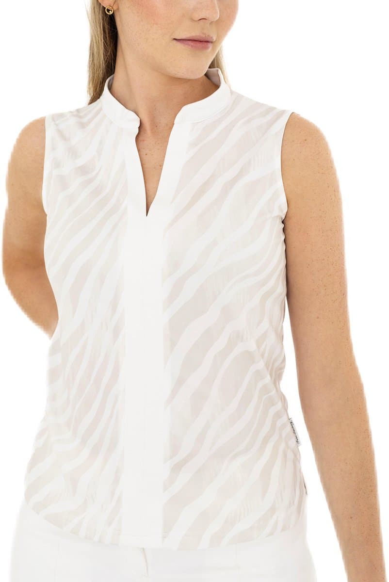 Func Factory dames Top Zoe white wood maat 38