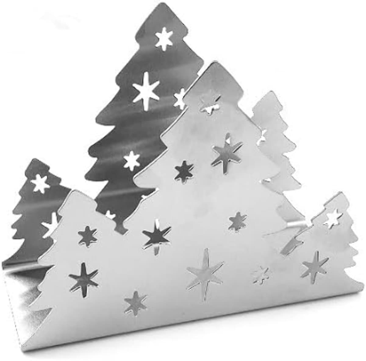Cuhostki - 1Stuks - Servethouder - Papierdoekhouder - Opbergrek - Kerstmodel - Natuurlijke Kleur - Roestvast Staal