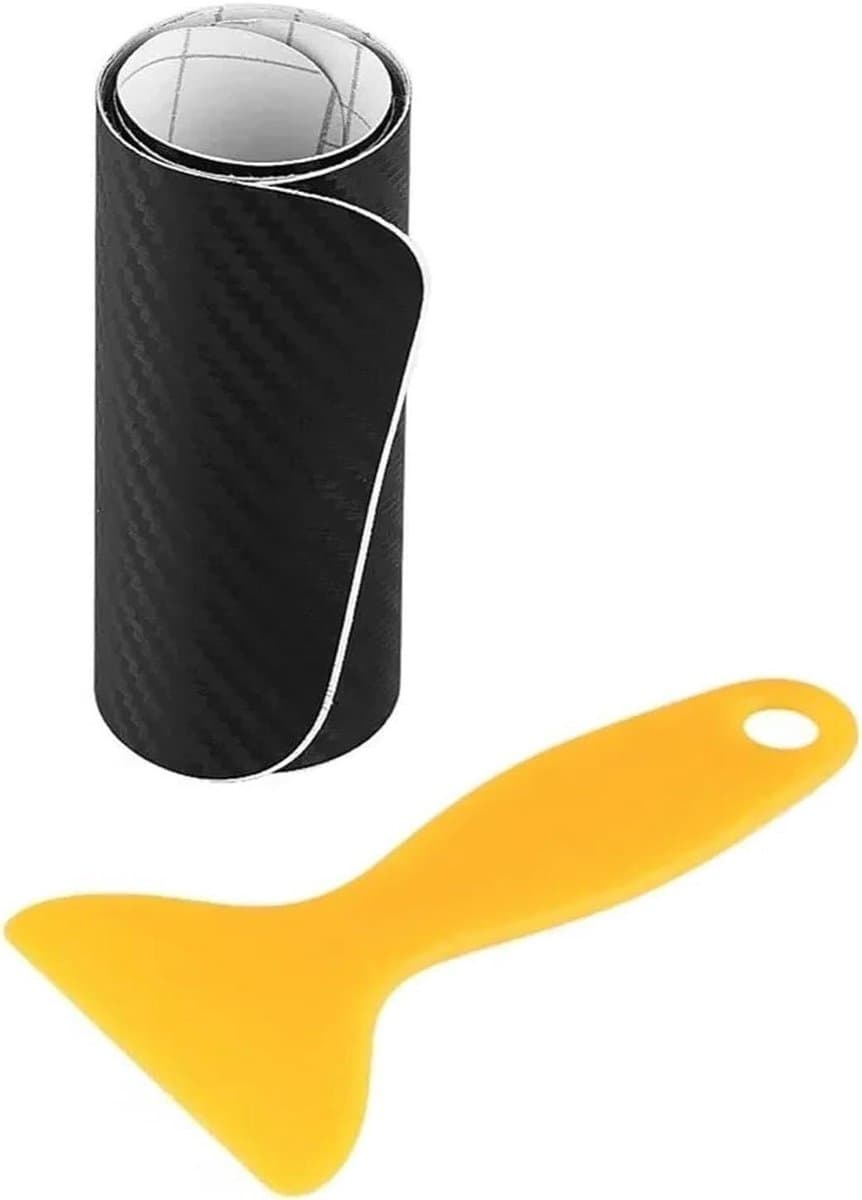 Kofferbak Beschermfolie - Dorpel strip - Auto Beschermen - Universele Pasvorm - 100 x 9 cm - Zwart
