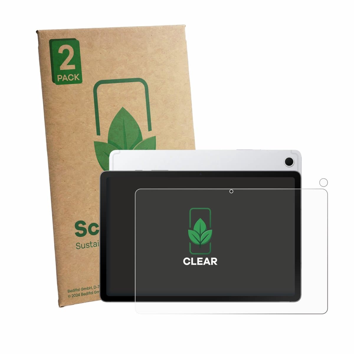 ScreenLeaf - Screenprotector voor Samsung Galaxy Tab S10 Lite (Voor+Camera) - Duurzame schermbescherming Folie Beschermfolie transparant 2 Stuks