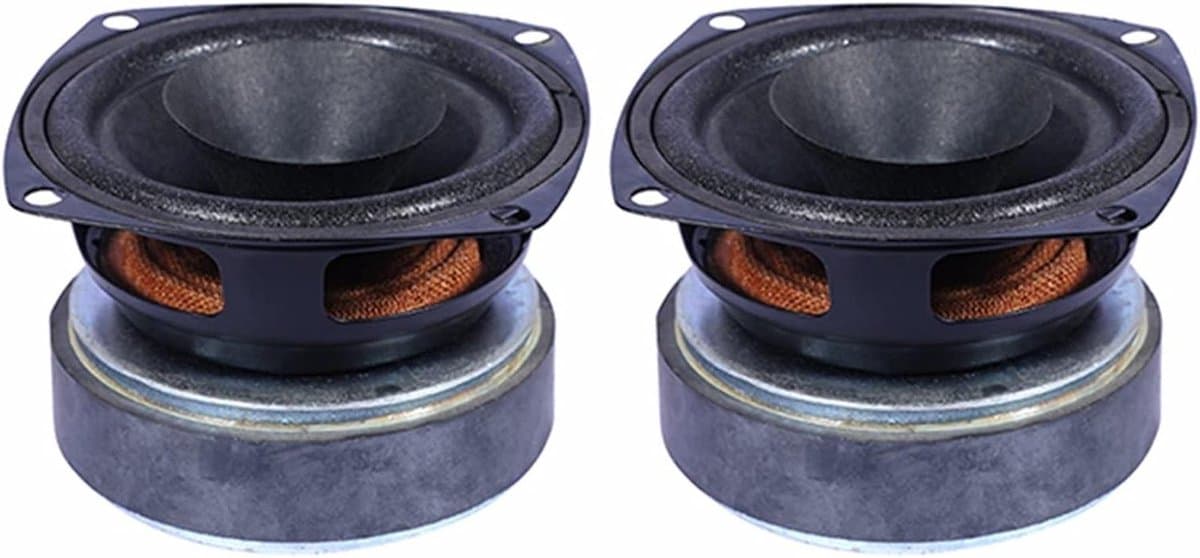 Boekenplank Luidspreker - Hifi Speaker - Muziek Luisteren - Volledig Bereik - 3 Inch - Zwart