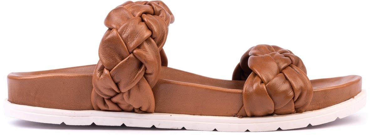 Cafe moda jeni sandalen dames tan leer