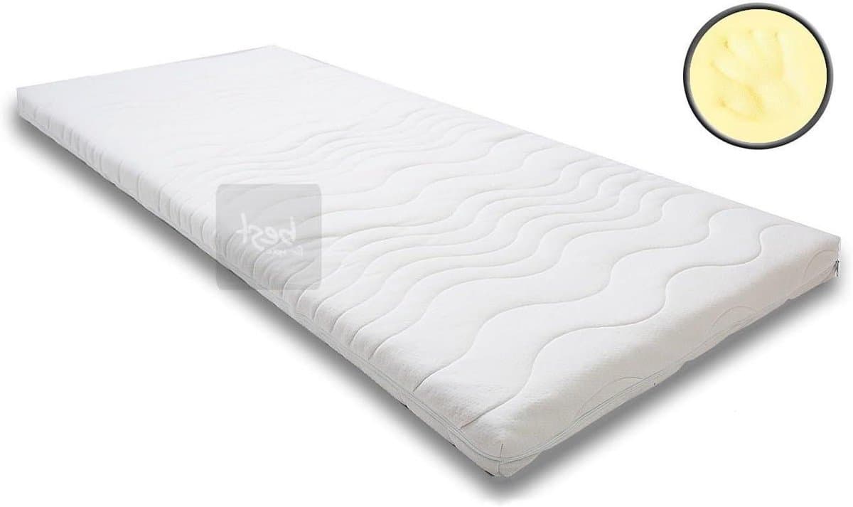Matras Topper - Traagschuim Oplegger - Verbeter Slaapcomfort - Europees Geproduceerd - 120x200 cm - Geel