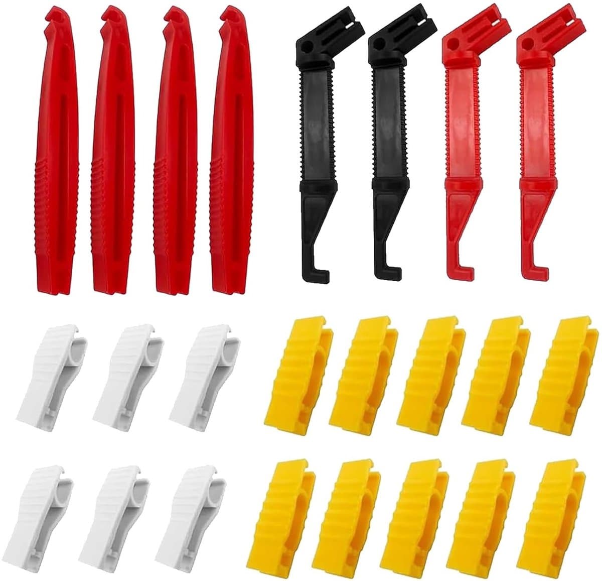 24 Stuks Plastic Fuse Puller voor Vervanging van Glas- en Autofuses, Geschikt voor Motoren en Voertuigen