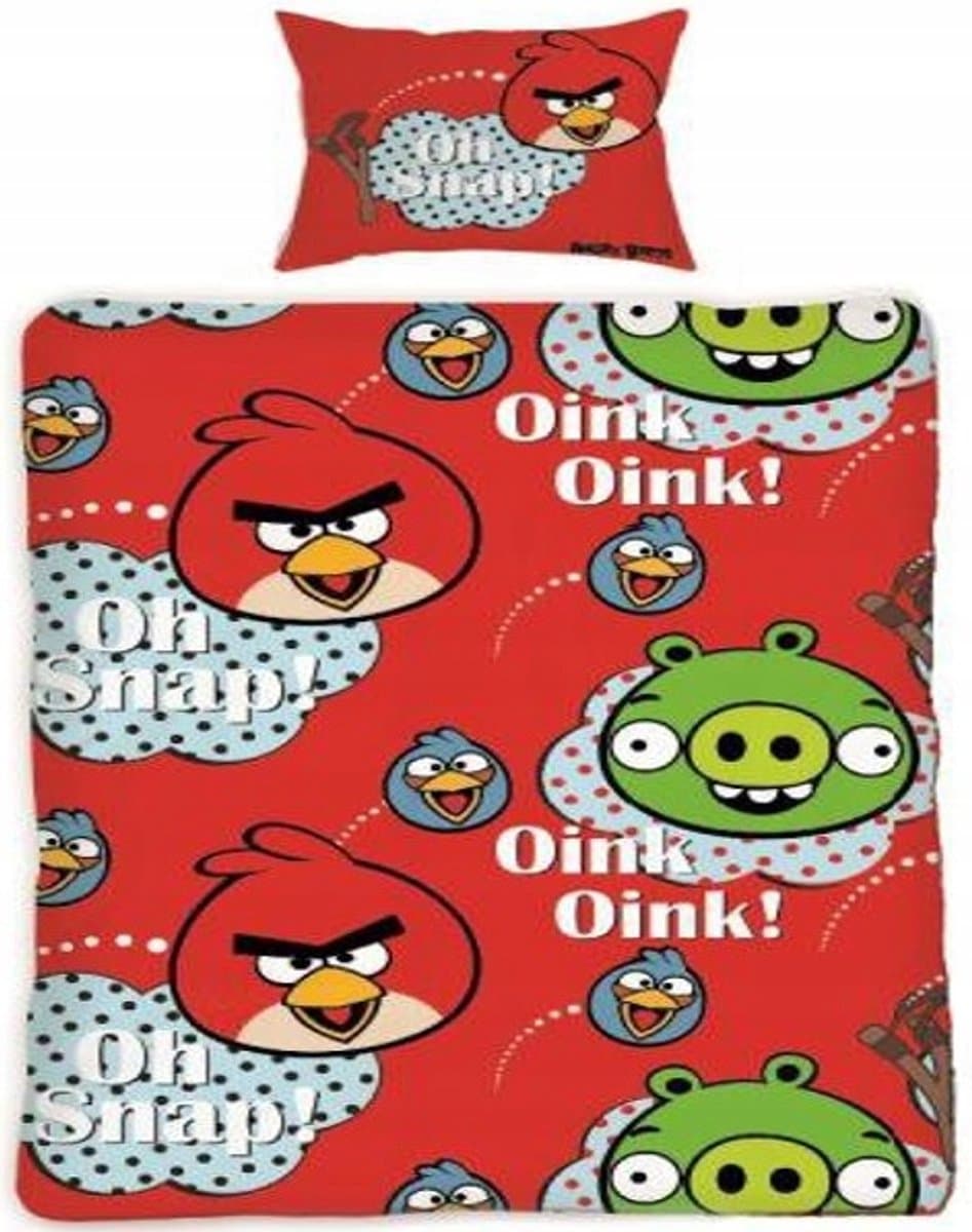 Angry Birds Beddengoed 160x200 cm - 100% Katoen