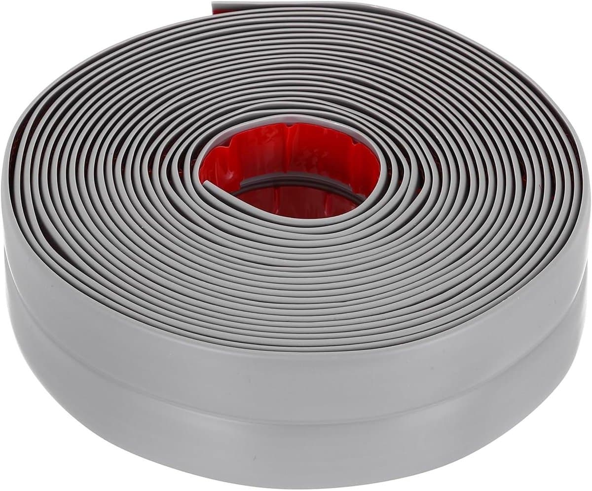 Hoekbeschermer Muur - Zelfklevend Profiel - Meubels Beschermen - Flexibel PVC - 6 Meter Lengte - Grijs