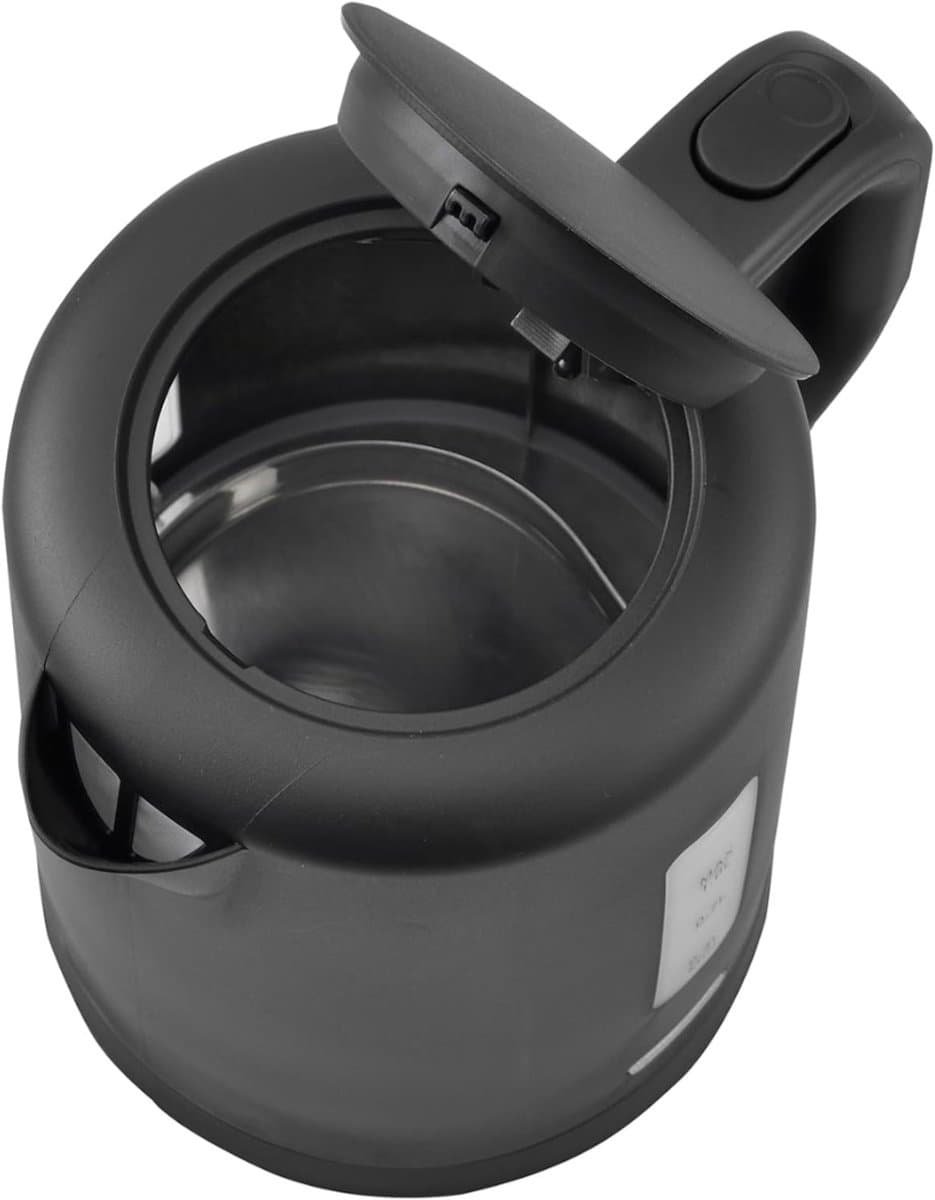 RUX® Waterkoker camping - Waterkoker klein - Waterkoker reis - Zwart - 18cm x 15cm x 20cm
