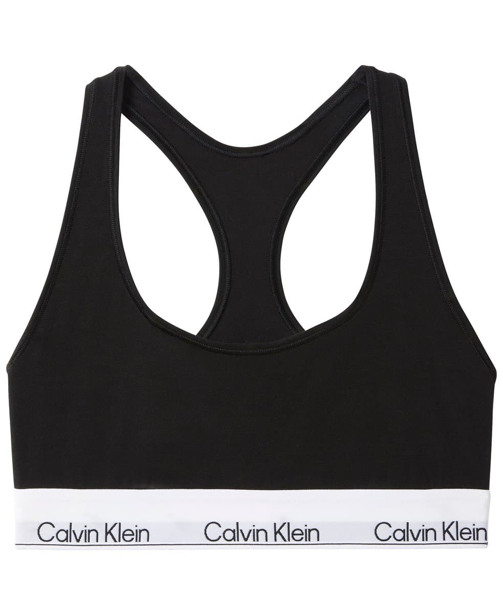 Calvin Klein ongevoerde bralette - UB1 - zwart - dames - XS