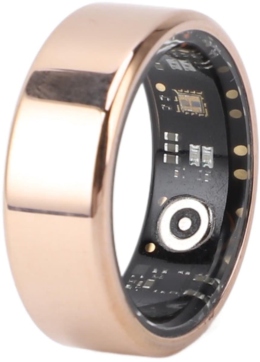 Dailygoody - Stijlvolle Ring - Smart Health Tracker - All Day Monitoring - Rosé goud - Slaapring - Smartphone Camera Remote - Mode...