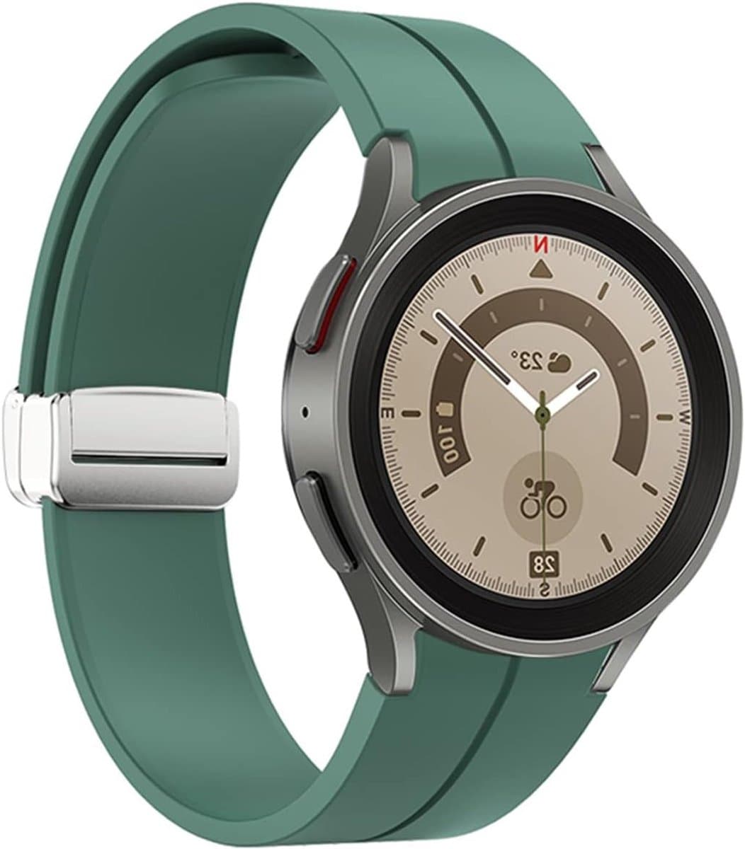 Siliconen Horlogeband 20mm voor Galaxy Watch 4 en 5, Lichtgewicht en Waterdicht, Comfortabele Polsband voor Sport en Dagelijks Gebruik