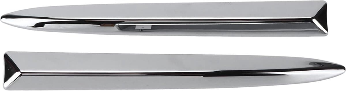 Dailygoods- Voorbumper Chroomkleur - Bovenste Sierlijst - Vervangend Onderdeel 735455041 - Geschikt voor FIAT 500 - Duurzaam ABS-Materiaal - Perfecte Pasvorm - Bumperlijst