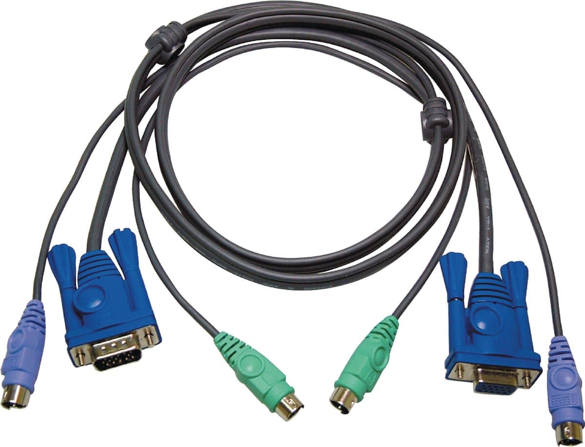 Aten 2L-5005P/C, toetsenbord-video-muis (kvm) kabel, 5m