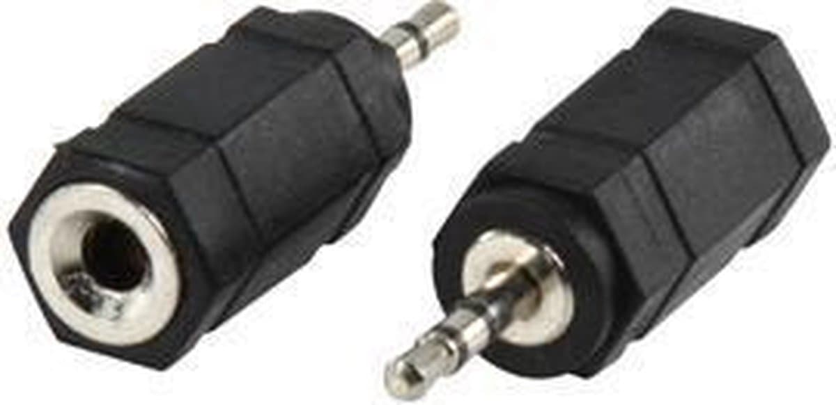 2.5 mm naar 3.5 mm audio adapterstekker