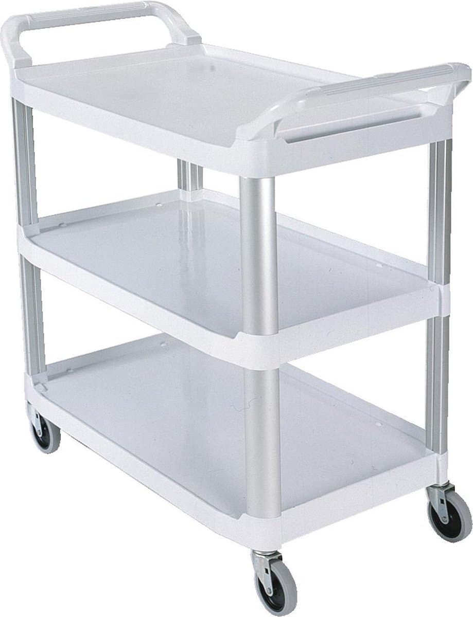 Rubbermaid Serveerwagen 3 Bladen - 96(h) x 103(b) x 51(d) cm