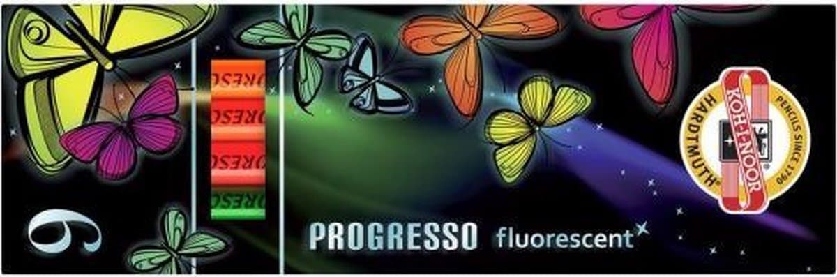 Koh I Noor Progresso Fluor - 6 stuks