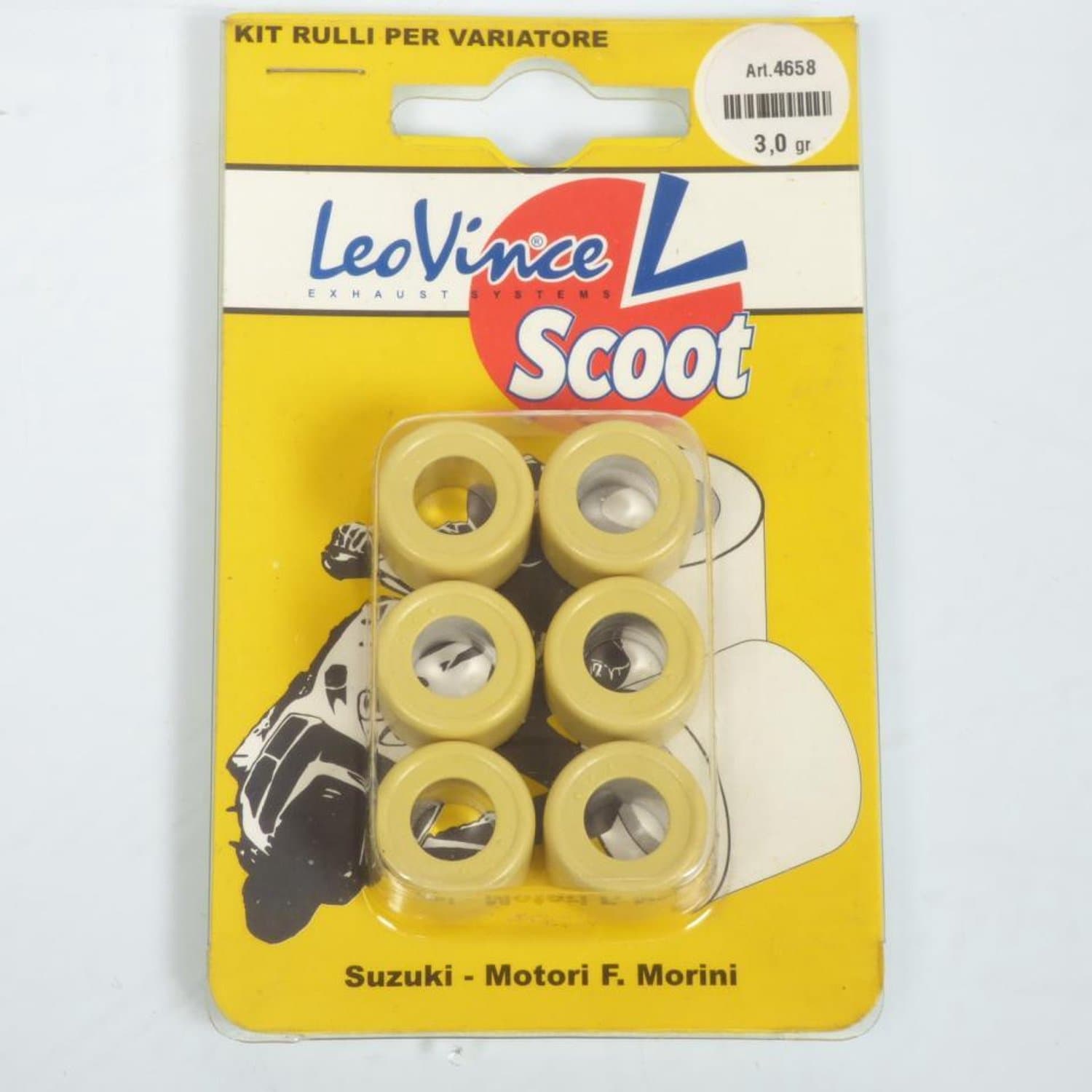 Galet rouleau de variateur Leovince pour Scooter Derbi 50 Vamos FL 1997 à 1999 Neuf