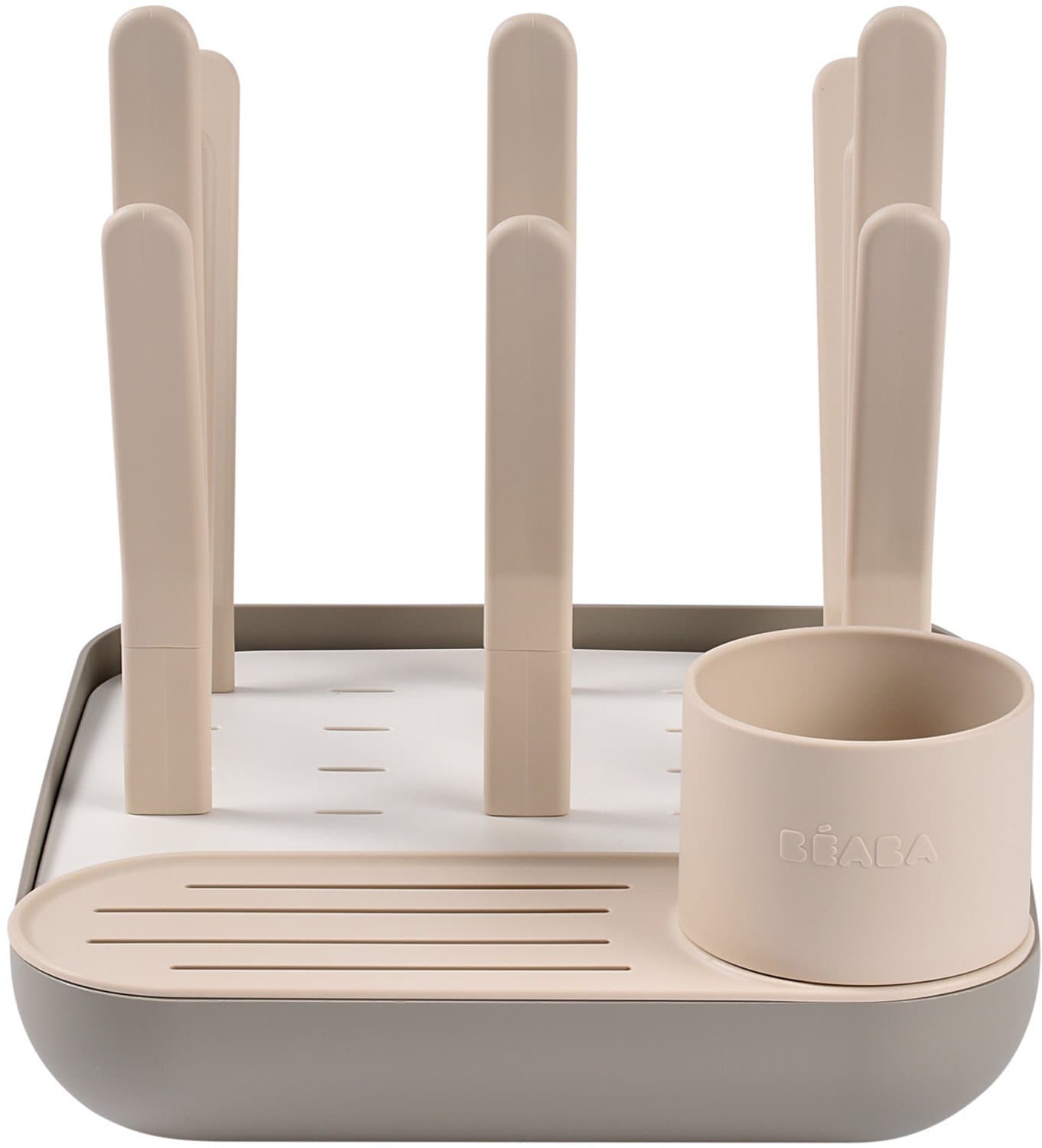 Béaba forêt Flessen Afdruiprek - Flessenrek Baby - Compact Flessen Droogrek - Droogrek flessen baby - Afdruiprek voor zuigflessen - Voor 6 Babyflessen & Accessoires