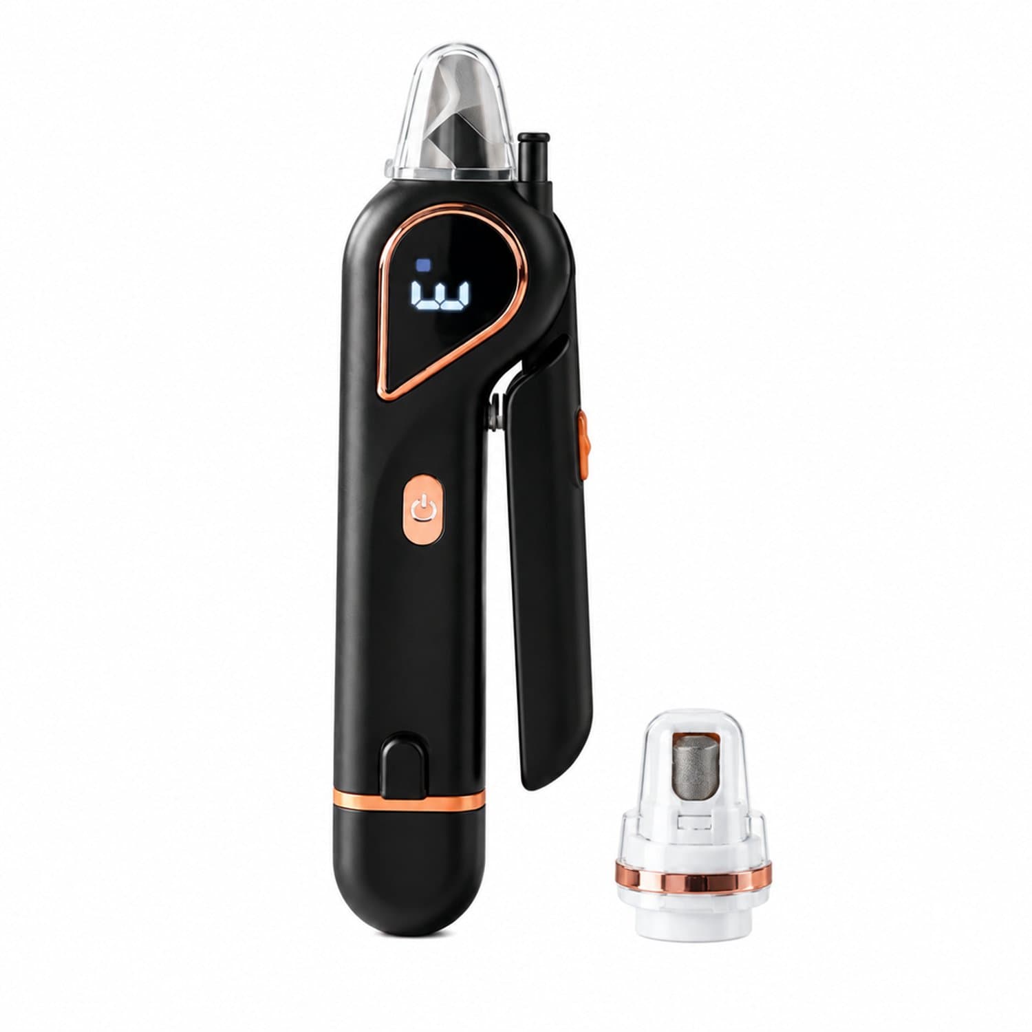 elektrische nagelknipper voor huisdieren - 2-in-1, zwart - Direct oplaadbaar - Voor katten en honden