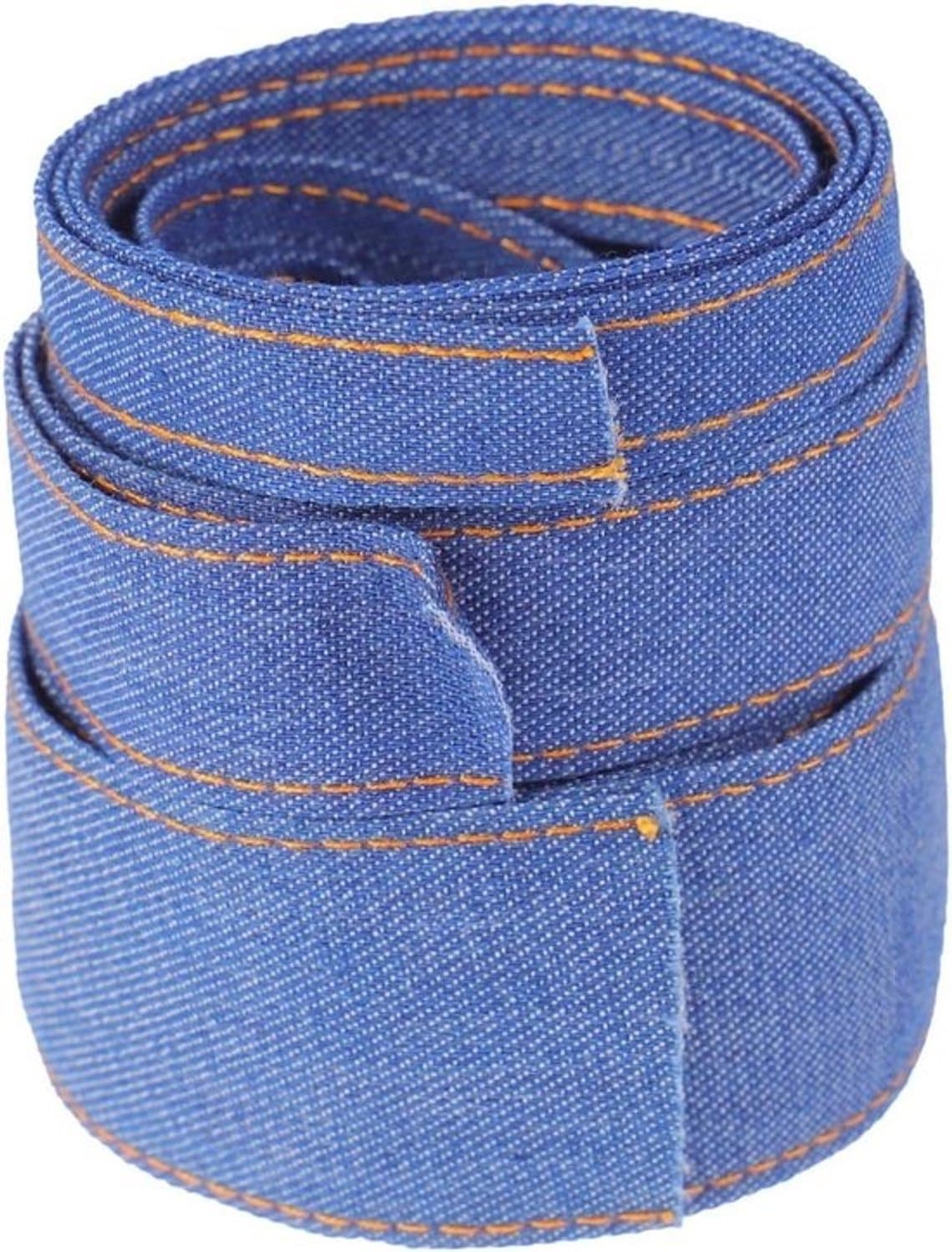 Denim Lint Strips - Jeansband Stof - Kleding Versieren - Duurzaam Denim Materiaal - 100x4 cm - Blauw