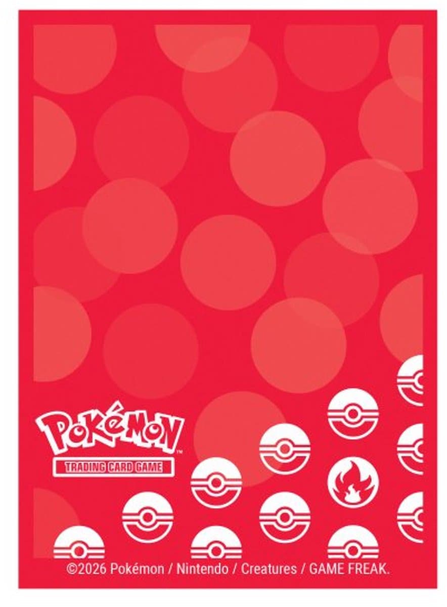 Ultra Pro Pokémon kaarten sleeves vuur energie - 65 stuks - kaartbescherming.