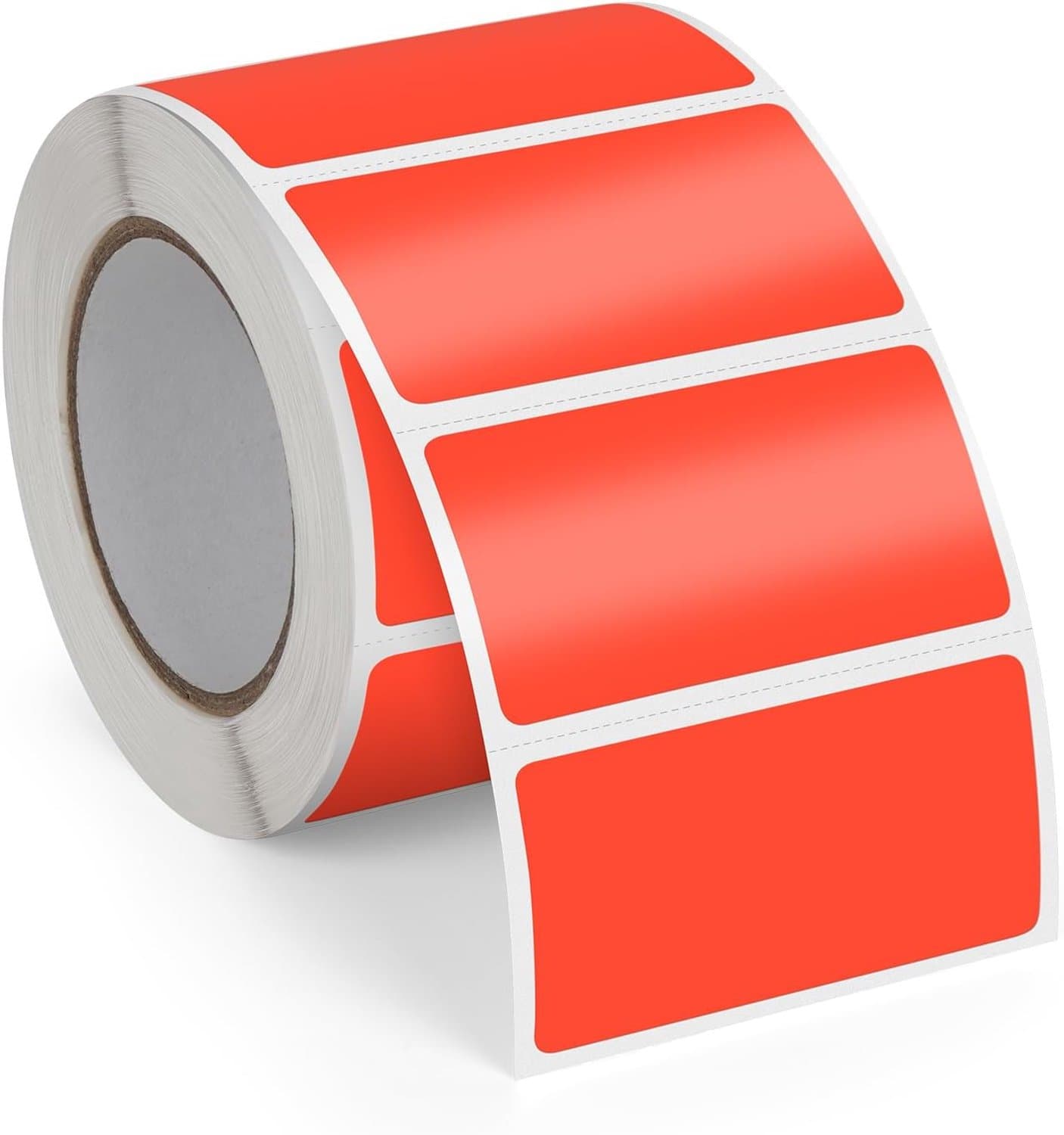 Rode Thermische Label 50 X 25 mm Vinyl Roll Zelfklevende Waterdichte Rechthoekige Printer Label voor Office DIY Design Bar Code Verzending 500 stuks