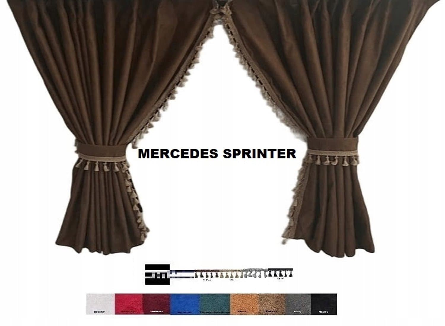 Kotao Standaard Gordijn voor Mercedes Sprinter - Zonder Dwarsbalk